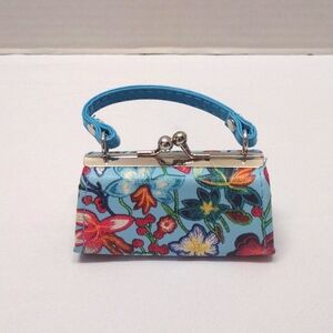 Tic Toc Lipstick Coin Mini Purse Floral